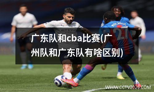 广东队和cba比赛(广州队和广东队有啥区别)