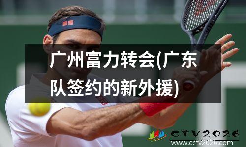 广州富力转会(广东队签约的新外援)