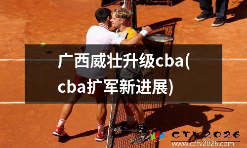 广西威壮升级cba(cba扩军新进展)