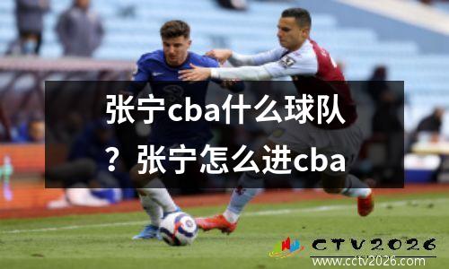 张宁cba什么球队？张宁怎么进cba