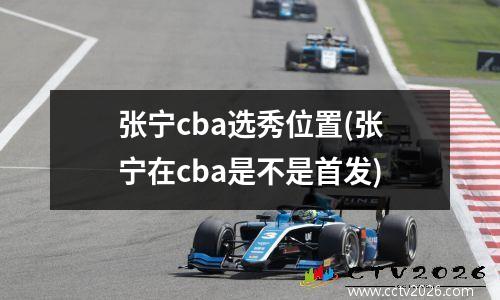 张宁cba选秀位置(张宁在cba是不是首发)
