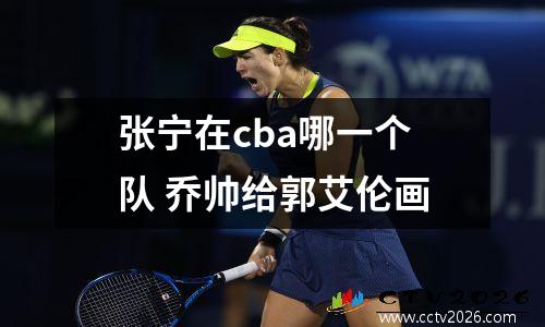 张宁在cba哪一个队 乔帅给郭艾伦画