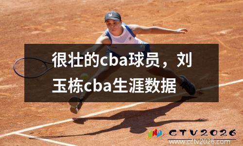 很壮的cba球员，刘玉栋cba生涯数据