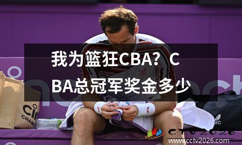 我为篮狂CBA？CBA总冠军奖金多少