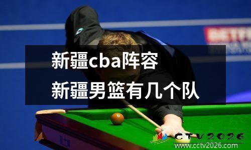 新疆cba阵容 新疆男篮有几个队