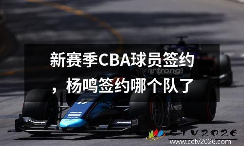 新赛季CBA球员签约，杨鸣签约哪个队了