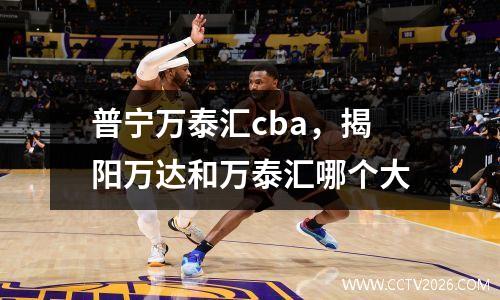 普宁万泰汇cba，揭阳万达和万泰汇哪个大