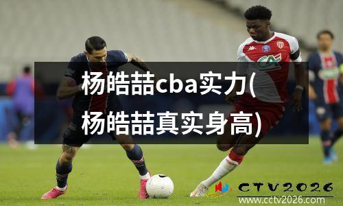 杨皓喆cba实力(杨皓喆真实身高)