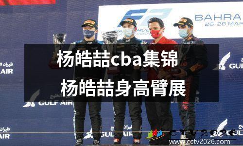 杨皓喆cba集锦 杨皓喆身高臂展