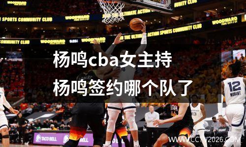 杨鸣cba女主持 杨鸣签约哪个队了