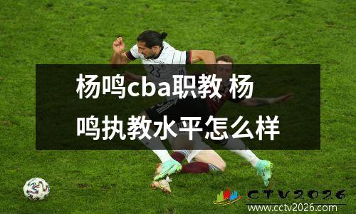 杨鸣cba职教 杨鸣执教水平怎么样