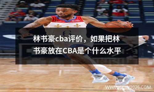 林书豪cba评价，如果把林书豪放在CBA是个什么水平
