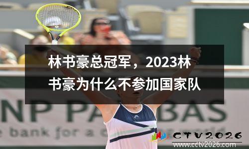 林书豪总冠军，2023林书豪为什么不参加国家队