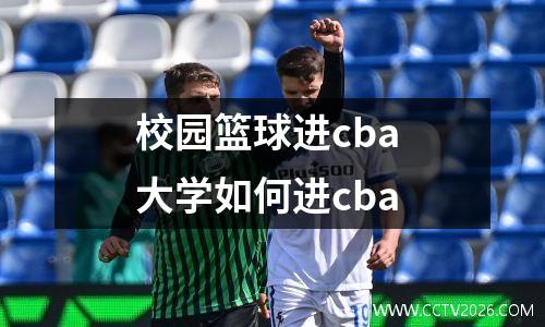校园篮球进cba 大学如何进cba