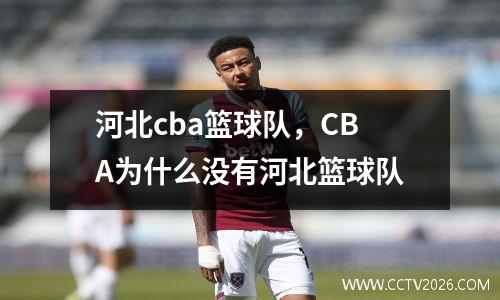 河北cba篮球队，CBA为什么没有河北篮球队