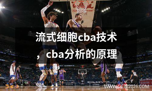流式细胞cba技术，cba分析的原理