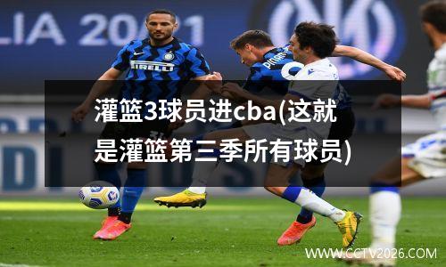 灌篮3球员进cba(这就是灌篮第三季所有球员)