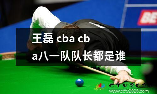 王磊 cba cba八一队队长都是谁