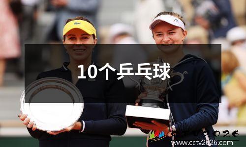 10个乒乓球