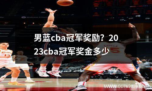 男蓝cba冠军奖励？2023cba冠军奖金多少