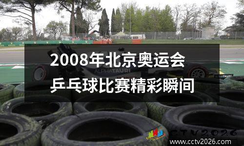 2008年北京奥运会乒乓球比赛精彩瞬间