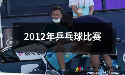2012年乒乓球比赛