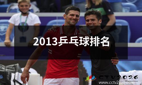 2013乒乓球排名