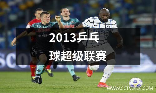 2013乒乓球超级联赛