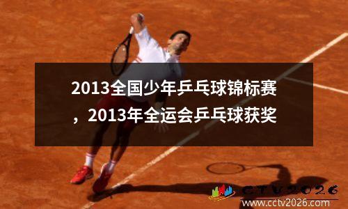 2013全国少年乒乓球锦标赛，2013年全运会乒乓球获奖