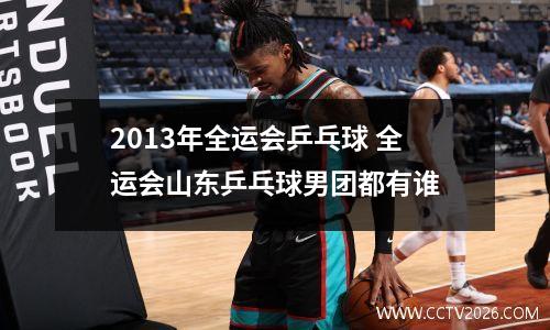 2013年全运会乒乓球 全运会山东乒乓球男团都有谁