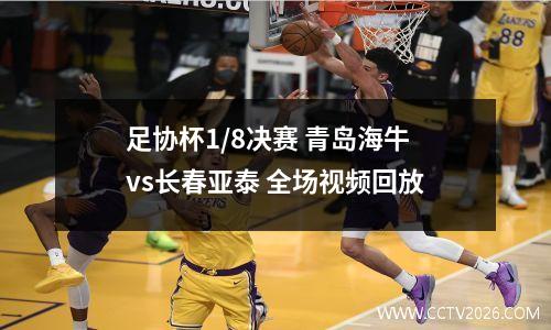 足协杯1/8决赛 青岛海牛vs长春亚泰 全场视频回放