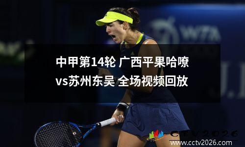 中甲第14轮 广西平果哈嘹vs苏州东吴 全场视频回放
