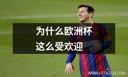 为什么欧洲杯这么受欢迎