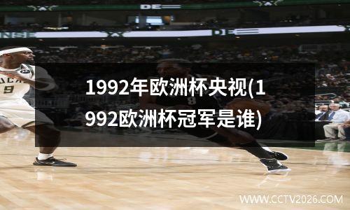 1992年欧洲杯央视(1992欧洲杯冠军是谁)