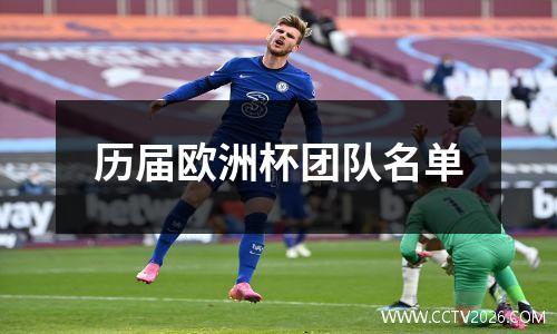 历届欧洲杯团队名单