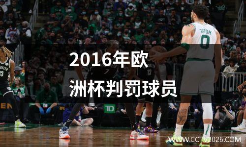 2016年欧洲杯判罚球员