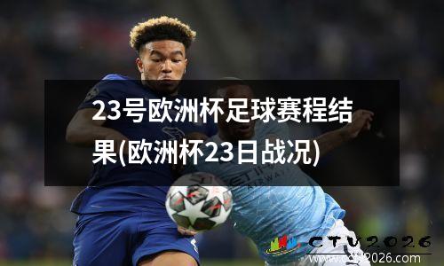 23号欧洲杯足球赛程结果(欧洲杯23日战况)