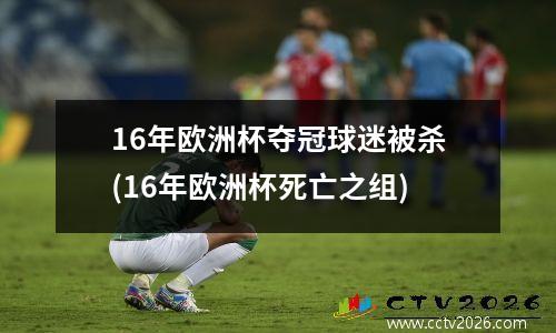16年欧洲杯夺冠球迷被杀(16年欧洲杯死亡之组)