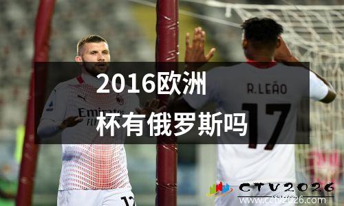2016欧洲杯有俄罗斯吗