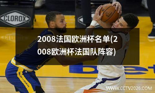 2008法国欧洲杯名单(2008欧洲杯法国队阵容)