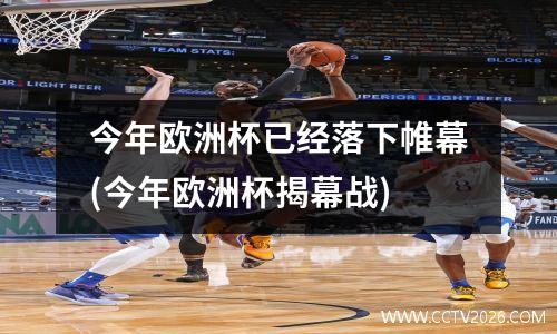 今年欧洲杯已经落下帷幕(今年欧洲杯揭幕战)