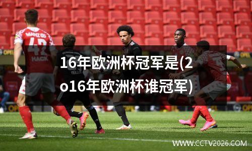 16年欧洲杯冠军是(2o16年欧洲杯谁冠军)