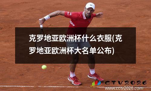 克罗地亚欧洲杯什么衣服(克罗地亚欧洲杯大名单公布)