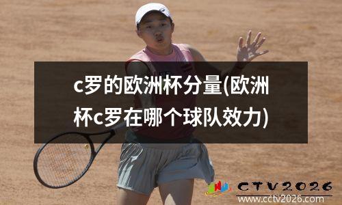 c罗的欧洲杯分量(欧洲杯c罗在哪个球队效力)