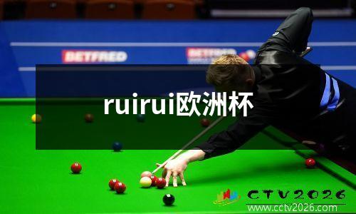 ruirui欧洲杯