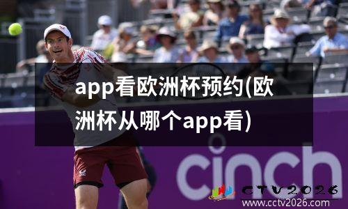 app看欧洲杯预约(欧洲杯从哪个app看)