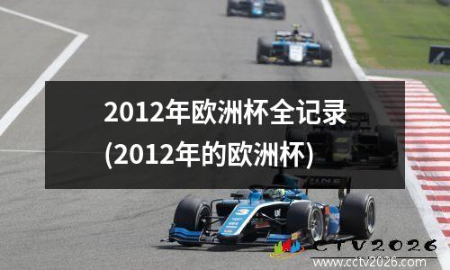 2012年欧洲杯全记录(2012年的欧洲杯)