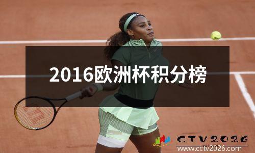 2016欧洲杯积分榜
