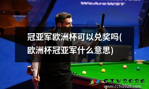 冠亚军欧洲杯可以兑奖吗(欧洲杯冠亚军什么意思)