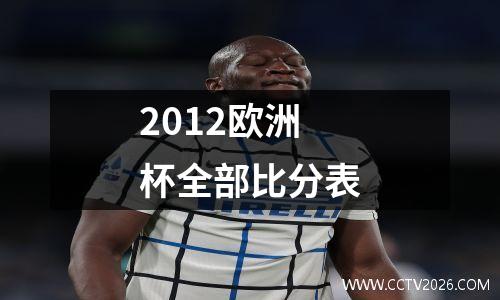 2012欧洲杯全部比分表